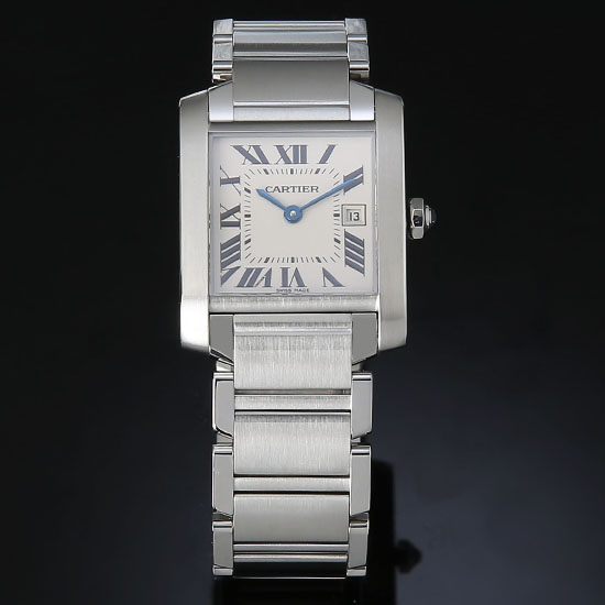 CARTIER((USED) 탱크 프랑세스 스틸 M
