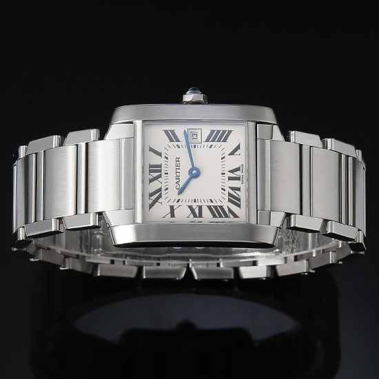 CARTIER((USED) 탱크 프랑세스 스틸 M