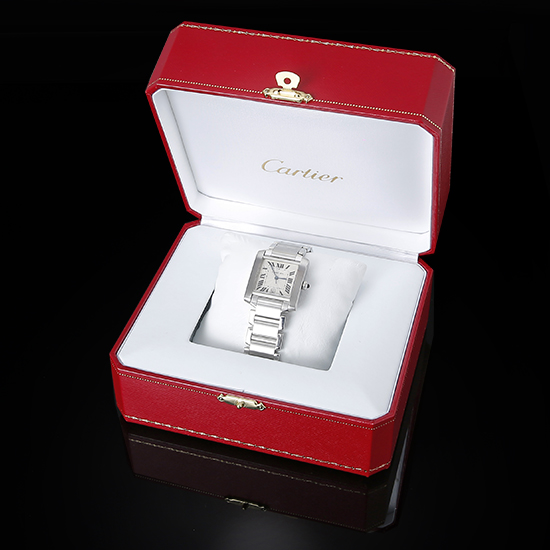 CARTIER(USED) 탱크 프랑세스 스틸 L