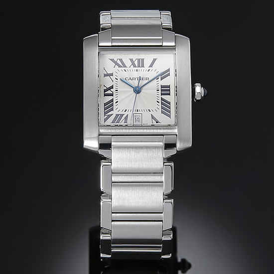 CARTIER(USED) 탱크 프랑세스 스틸 L
