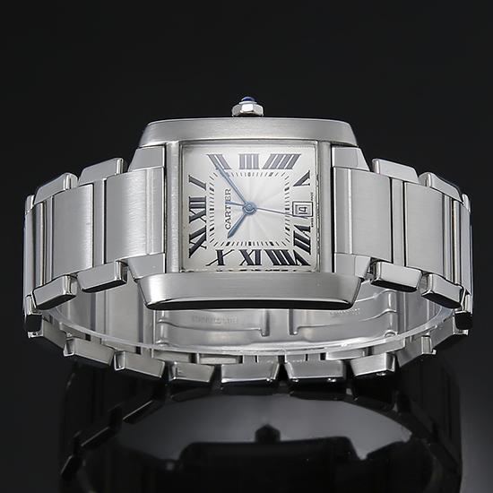 CARTIER(USED) 탱크 프랑세스 스틸 L