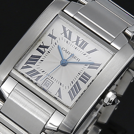 CARTIER(USED) 탱크 프랑세스 스틸 L