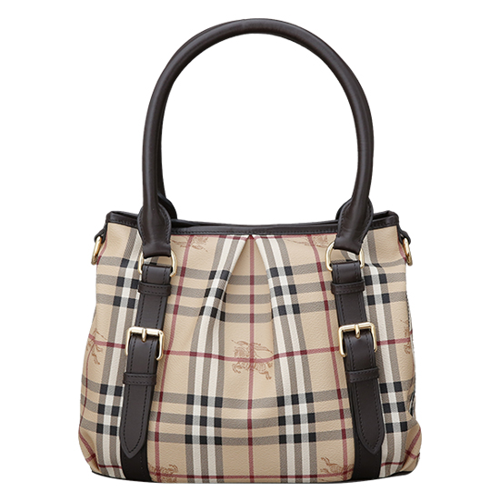 BURBERRY(USED)노바체크 PVC 토트겸 숄더백