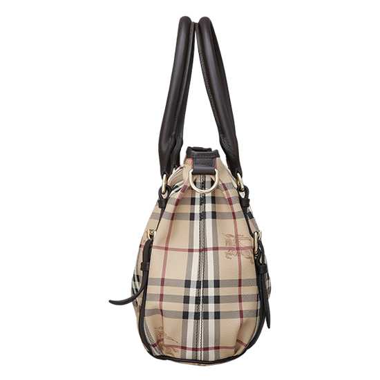 BURBERRY(USED)노바체크 PVC 토트겸 숄더백