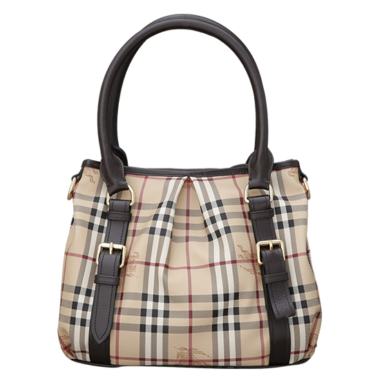 BURBERRY(USED)노바체크 PVC 토트겸 숄더백