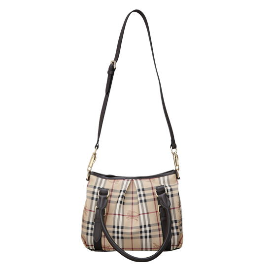 BURBERRY(USED)노바체크 PVC 토트겸 숄더백