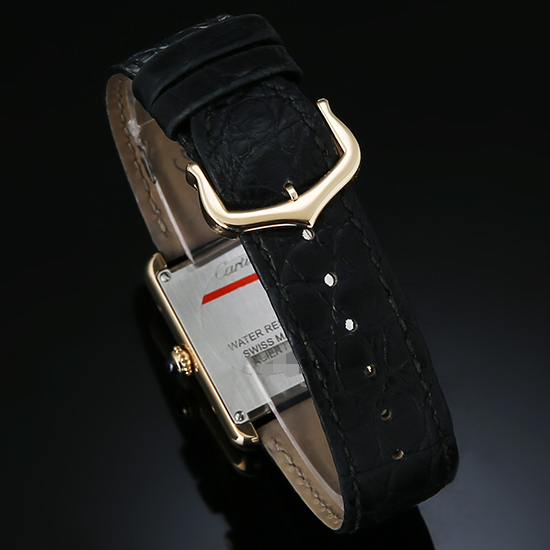 CARTIER(USED) 탱크솔로 콤비 가죽밴드 스몰