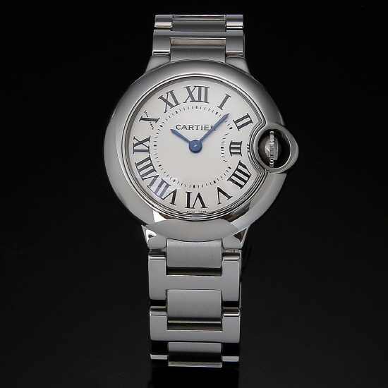 CARTIER(USED)발롱블루 스틸 28