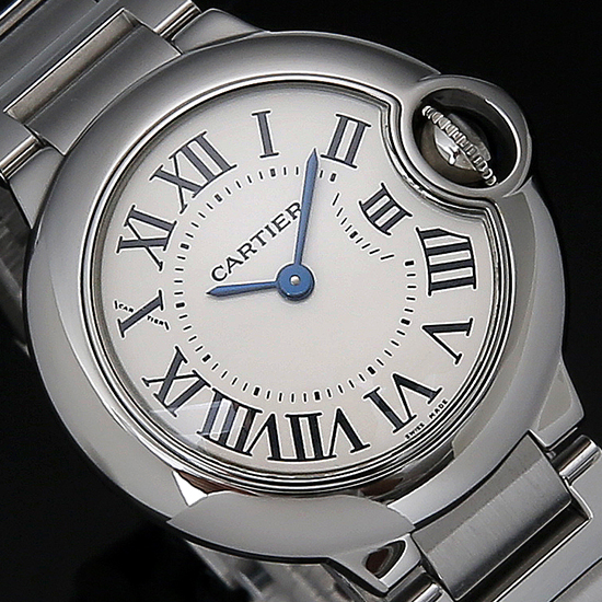 CARTIER(USED)발롱블루 스틸 28