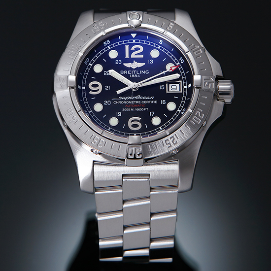 BREITLING(USED) 슈퍼오션 스틸피쉬