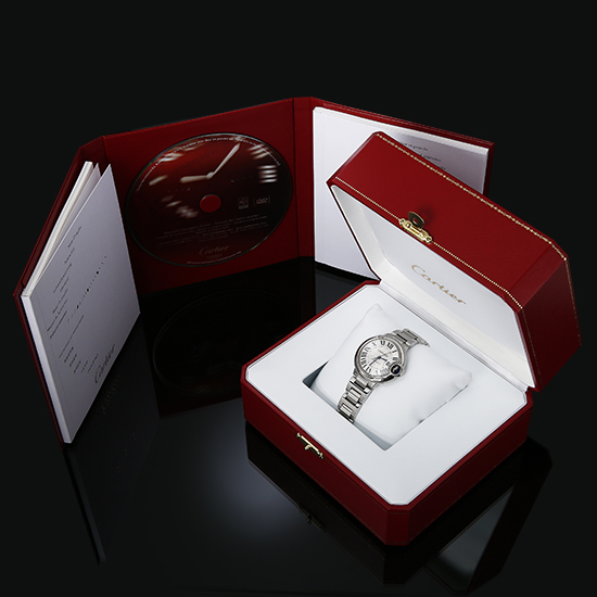 CARTIER(USED) 발롱블루 스틸 33 오토