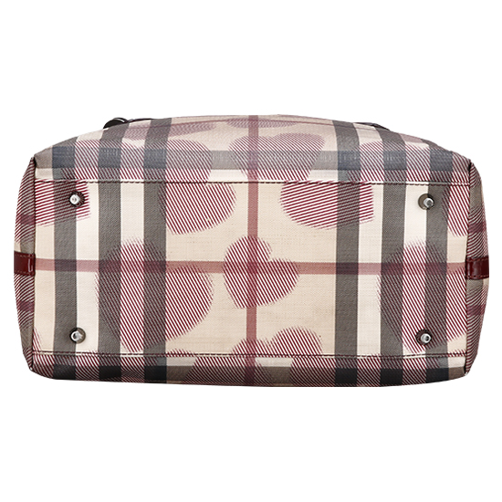 BURBERRY(USED)PVC 하트 스킨 숄더백