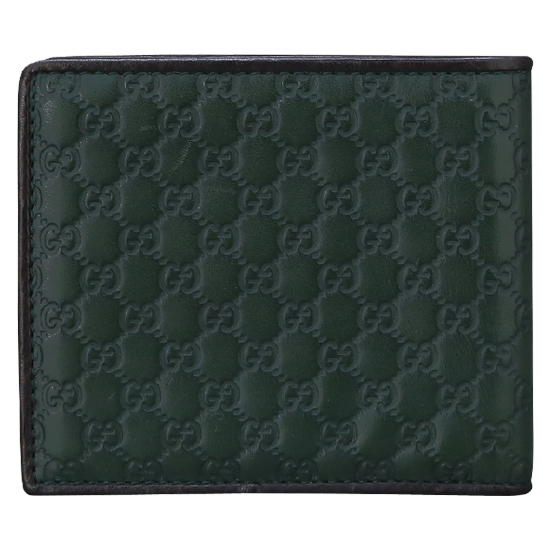 GUCCI(USED) 구찌 GG로고 씨마 그린 반지갑