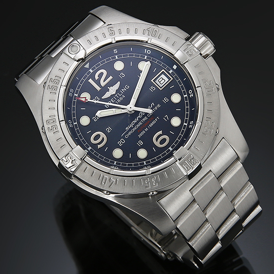 BREITLING(USED) 슈퍼오션 스틸피쉬 A17390
