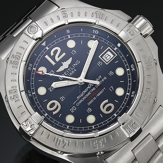 BREITLING(USED) 슈퍼오션 스틸피쉬 A17390