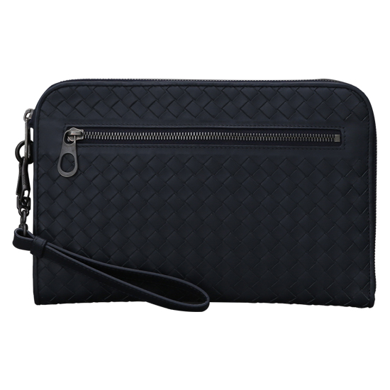BOTTEGA VENETA(USED)스트랩 위빙지퍼 클러치