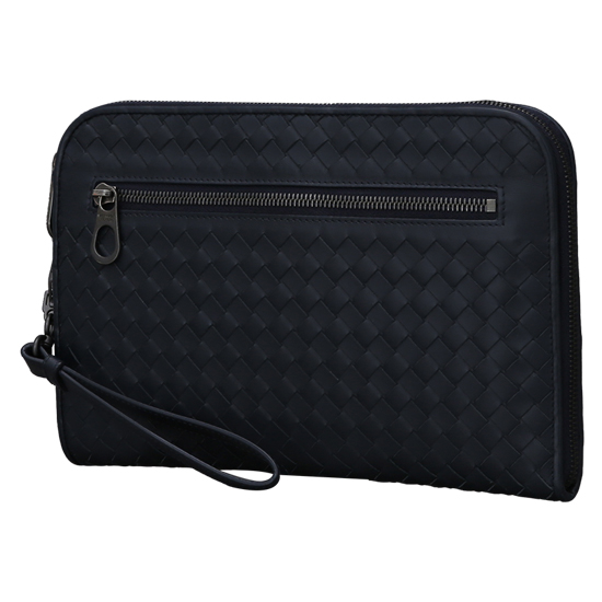 BOTTEGA VENETA(USED)스트랩 위빙지퍼 클러치