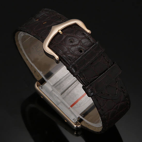 CARTIER(USED)탱크솔로 콤비 레더밴드 스몰