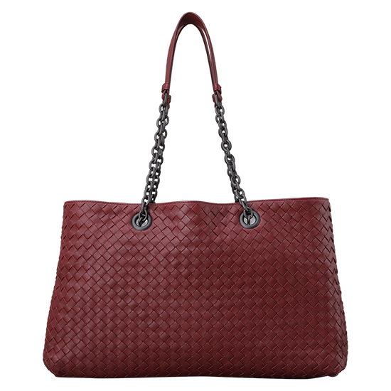 BOTTEGA VENETA(USED)인트레치아토 나파 체인 숄더백