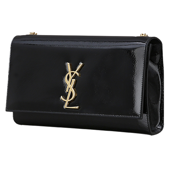 Yves Saint Laurent(USED)모노그램 페이던트 블랙 체