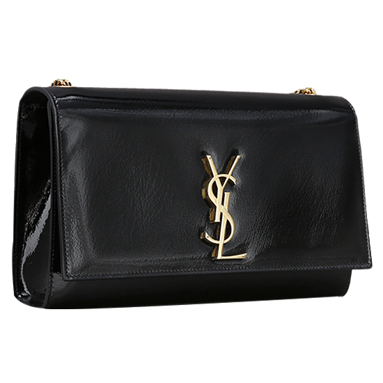 Yves Saint Laurent(USED)모노그램 페이던트 블랙 체