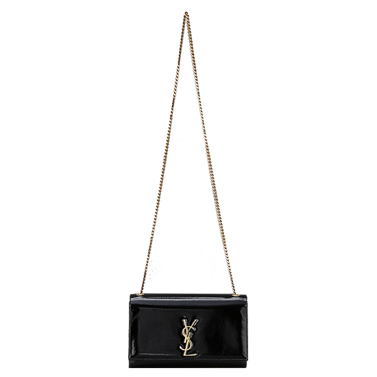 Yves Saint Laurent(USED)모노그램 페이던트 블랙 체
