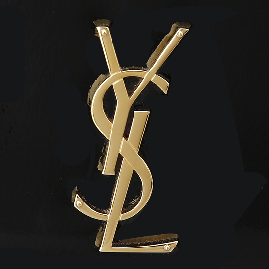 Yves Saint Laurent(USED)모노그램 페이던트 블랙 체