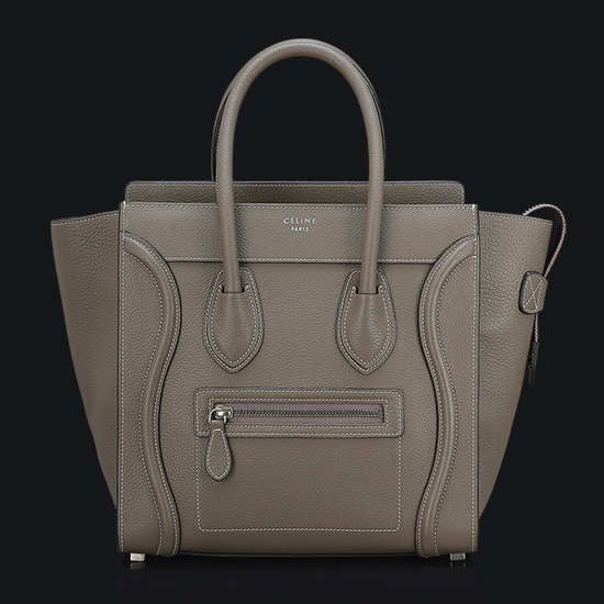 CELINE(USED)러기지 마이크로 그레이