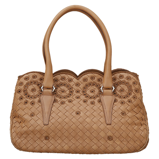 BOTTEGA VENETA(USED)인트레치아토 나파 위빙 토트백