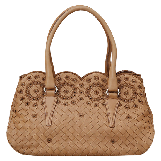 BOTTEGA VENETA(USED)인트레치아토 나파 위빙 토트백