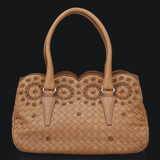 BOTTEGA VENETA(USED)인트레치아토 나파 위빙 토트백
