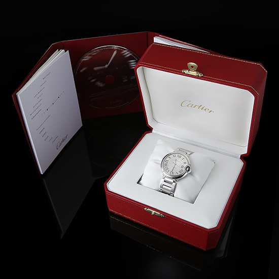 CARTIER(USED) 발롱블루 스틸 36 오토
