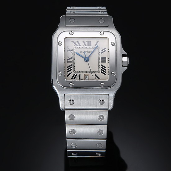 CARTIER(USED) 산토스 갈베 스틸 라지