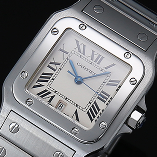 CARTIER(USED) 산토스 갈베 스틸 라지