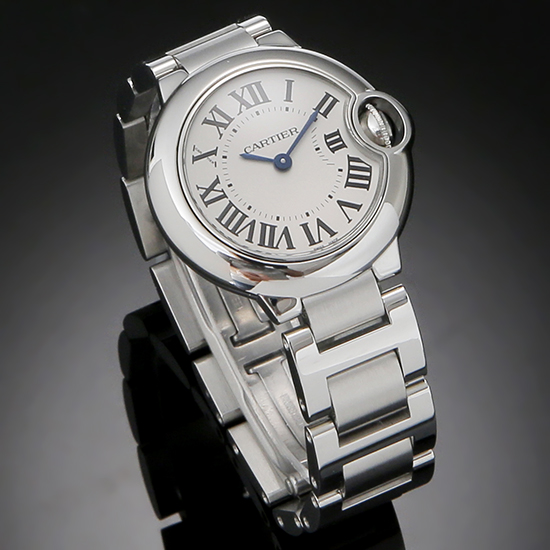 CARTIER(USED)발롱블루 스틸28
