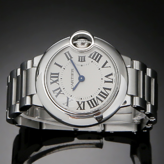 CARTIER(USED)발롱블루 스틸28
