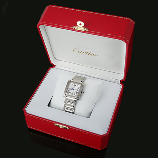CARTIER(USED) 탱크 프랑세스 스틸 L