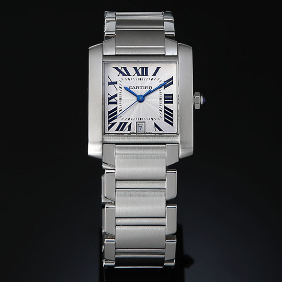CARTIER(USED) 탱크 프랑세스 스틸 L