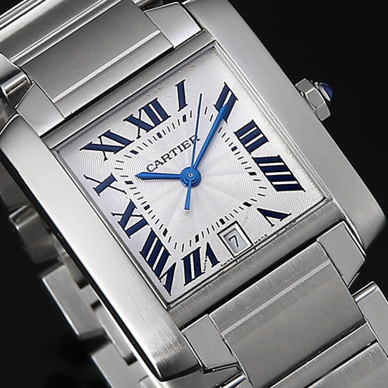 CARTIER(USED) 탱크 프랑세스 스틸 L