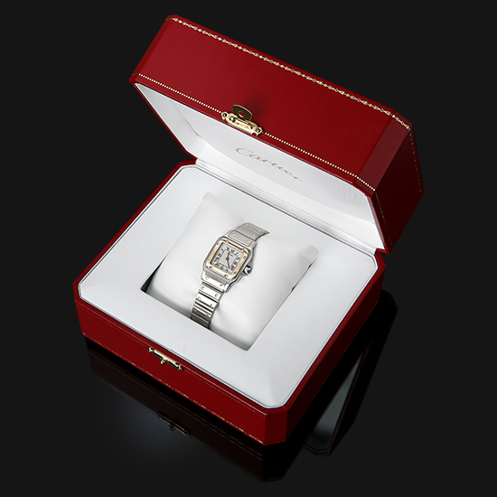 CARTIER(USED) 산토스 갈베 콤비 스몰