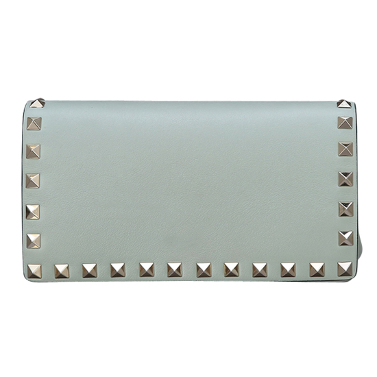 VALENTINO(USED)락스터드 블루 미니 크로스백