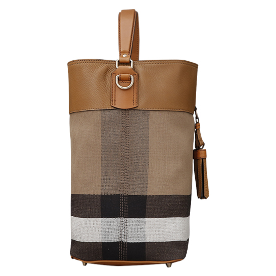 BURBERRY(USED)애쉬비 캔버스 체크 호보백