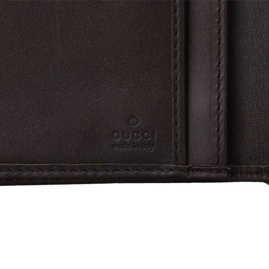 GUCCI(USED) 구찌 패브릭 삼선 플랩 장지갑