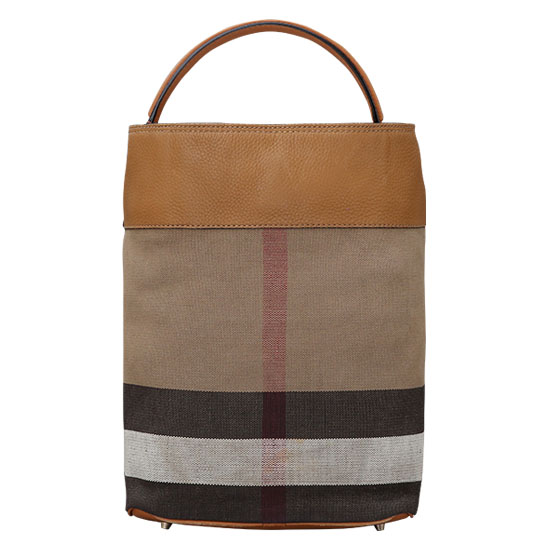 BURBERRY(USED)애쉬비 캔버스 체크 호보백