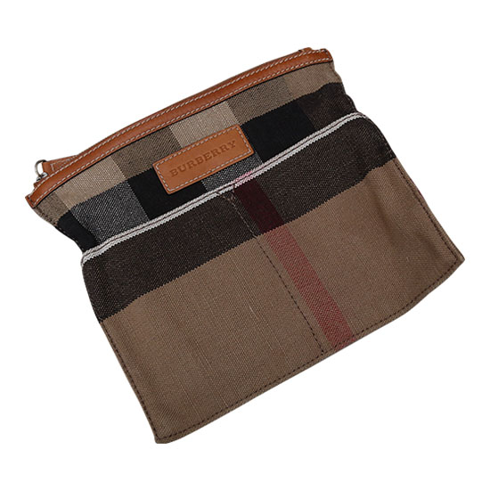 BURBERRY(USED)애쉬비 캔버스 체크 호보백
