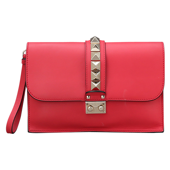 VALENTINO(USED)락스터드 클러치백