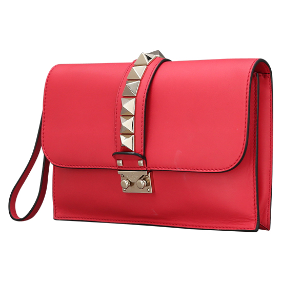 VALENTINO(USED)락스터드 클러치백