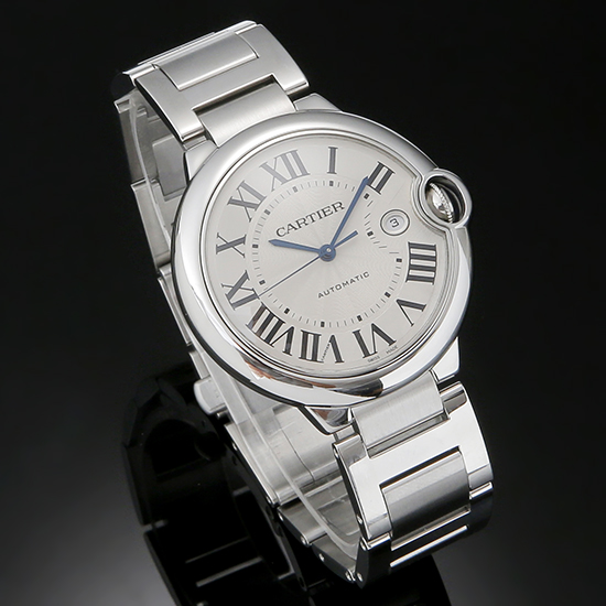 CARTIER(USED)발롱블루 스틸42