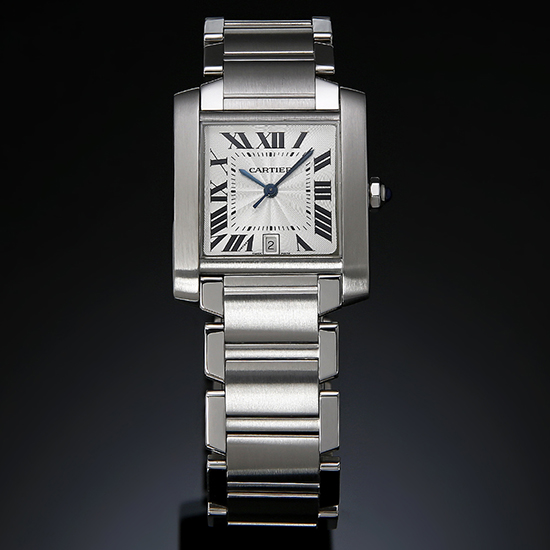 CARTIER(USED) 탱크 프랑세스 스틸 L