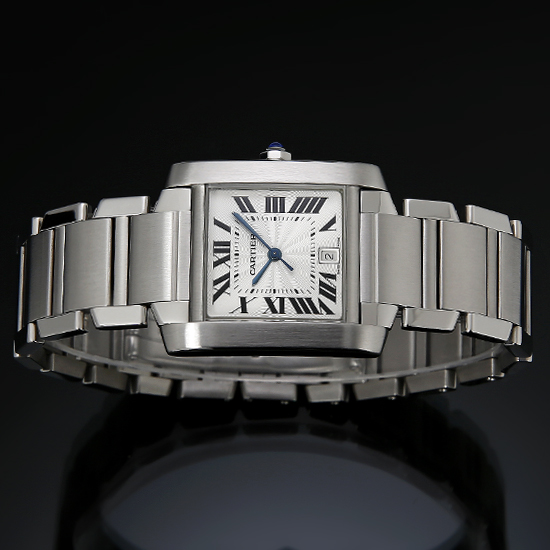 CARTIER(USED) 탱크 프랑세스 스틸 L